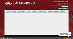 Desktop Screenshot of martin-kia.com